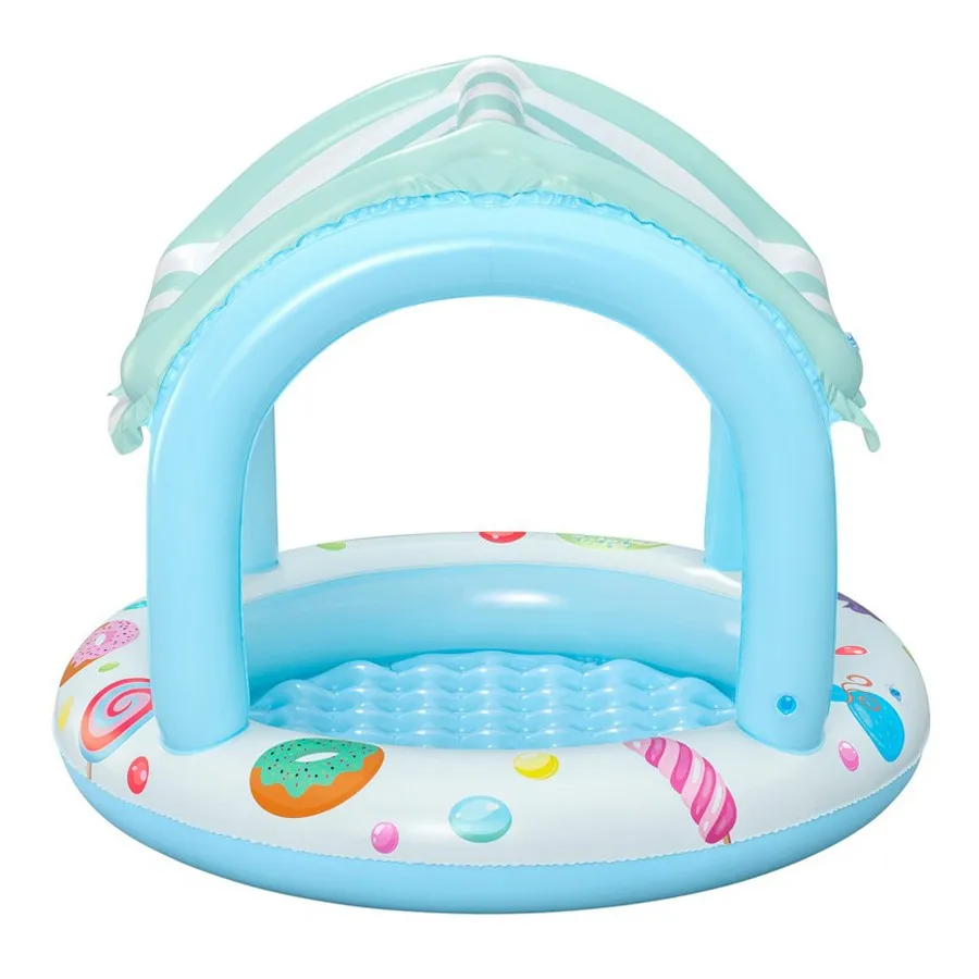 Bestway 52638 Süßwarenladen Beschattetes Kinderbecken, Multicolour, 104 x 84cm