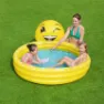 Bestway 53081 Runder Aufblasbarer Pool, Yellow / blue, 165 x 144 x 69cm