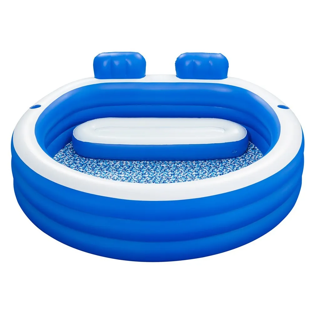 Bestway 54422 Splash Paradise 231x219x79 Cm Runder Aufblasbarer Pool, Royal / white, 231 x 219 x 79 Bestway 54422 Splash Paradise 231x219x79 Cm Runder Aufblasbarer Pool, Royal / white, 231 x 219 x 79