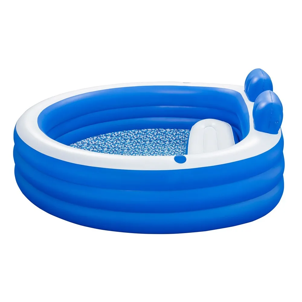 Bestway 54422 Splash Paradise 231x219x79 Cm Runder Aufblasbarer Pool, Royal / white, 231 x 219 x 79 Bestway 54422 Splash Paradise 231x219x79 Cm Runder Aufblasbarer Pool, Royal / white, 231 x 219 x 79