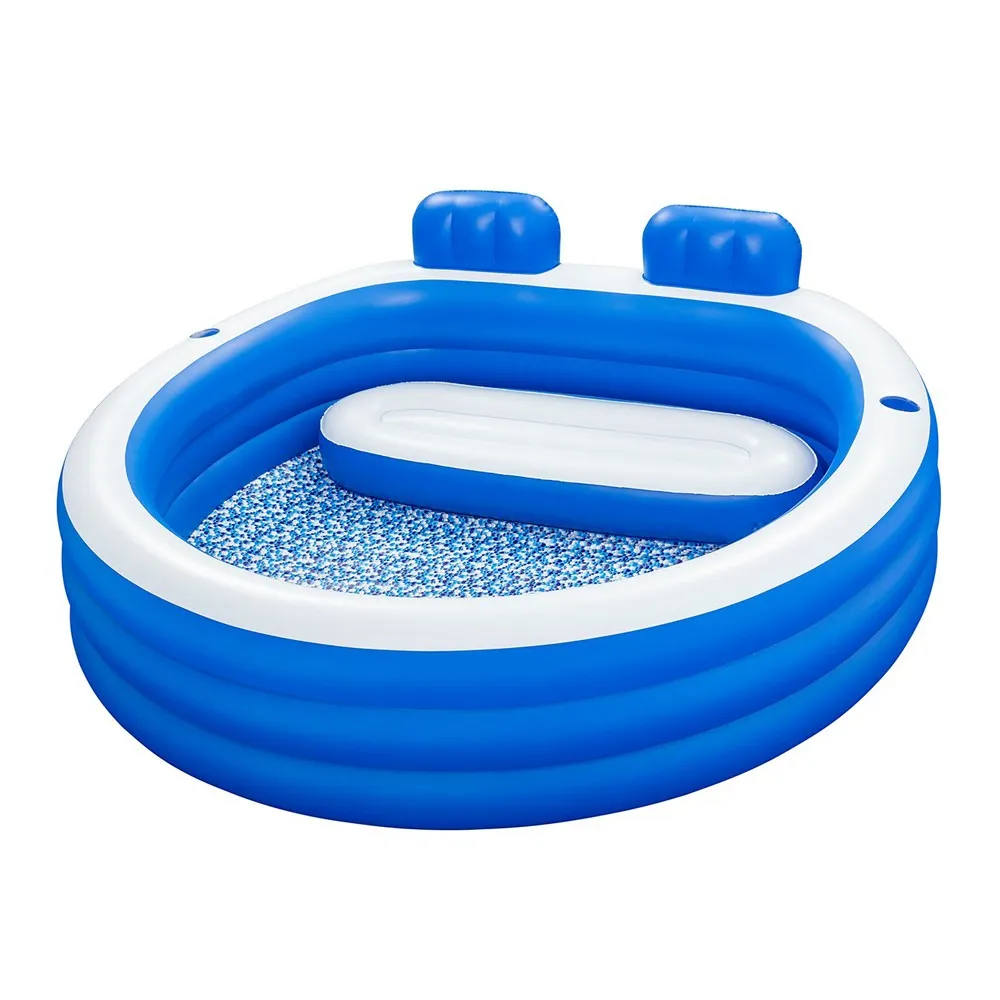 Bestway 54422 Splash Paradise 231x219x79 Cm Runder Aufblasbarer Pool, Royal / white, 231 x 219 x 79 Bestway 54422 Splash Paradise 231x219x79 Cm Runder Aufblasbarer Pool, Royal / white, 231 x 219 x 79
