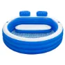 Bestway 54422 Splash Paradise 231x219x79 Cm Runder Aufblasbarer Pool, Royal / white, 231 x 219 x 79