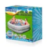 Bestway 54423 Aufblasbarer Pool, Grey / blue, 213 x 119 x 61cm