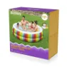 Bestway 54443 Runder Aufblasbarer Pool, Multicolor, 206 x 206 x 51cm