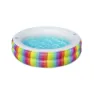 Bestway 54443 Runder Aufblasbarer Pool, Multicolor, 206 x 206 x 51cm