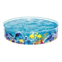Bestway 55030 Runder Aufblasbarer Pool Bestway 55030 Runder Aufblasbarer Pool
