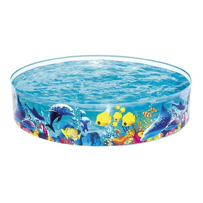 Bestway 55030 Runder Aufblasbarer Pool, Blue, 183 x 38cm Bestway 55030 Runder Aufblasbarer Pool, Blue, 183 x 38cm