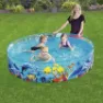 Bestway 55030 Runder Aufblasbarer Pool, Blue, 183 x 38cm