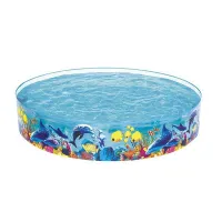 Bestway 55031 Runder Aufblasbarer Pool Bestway 55031 Runder Aufblasbarer Pool