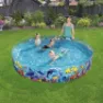 Bestway 55031 Runder Aufblasbarer Pool, Blue, 244 x 46cm