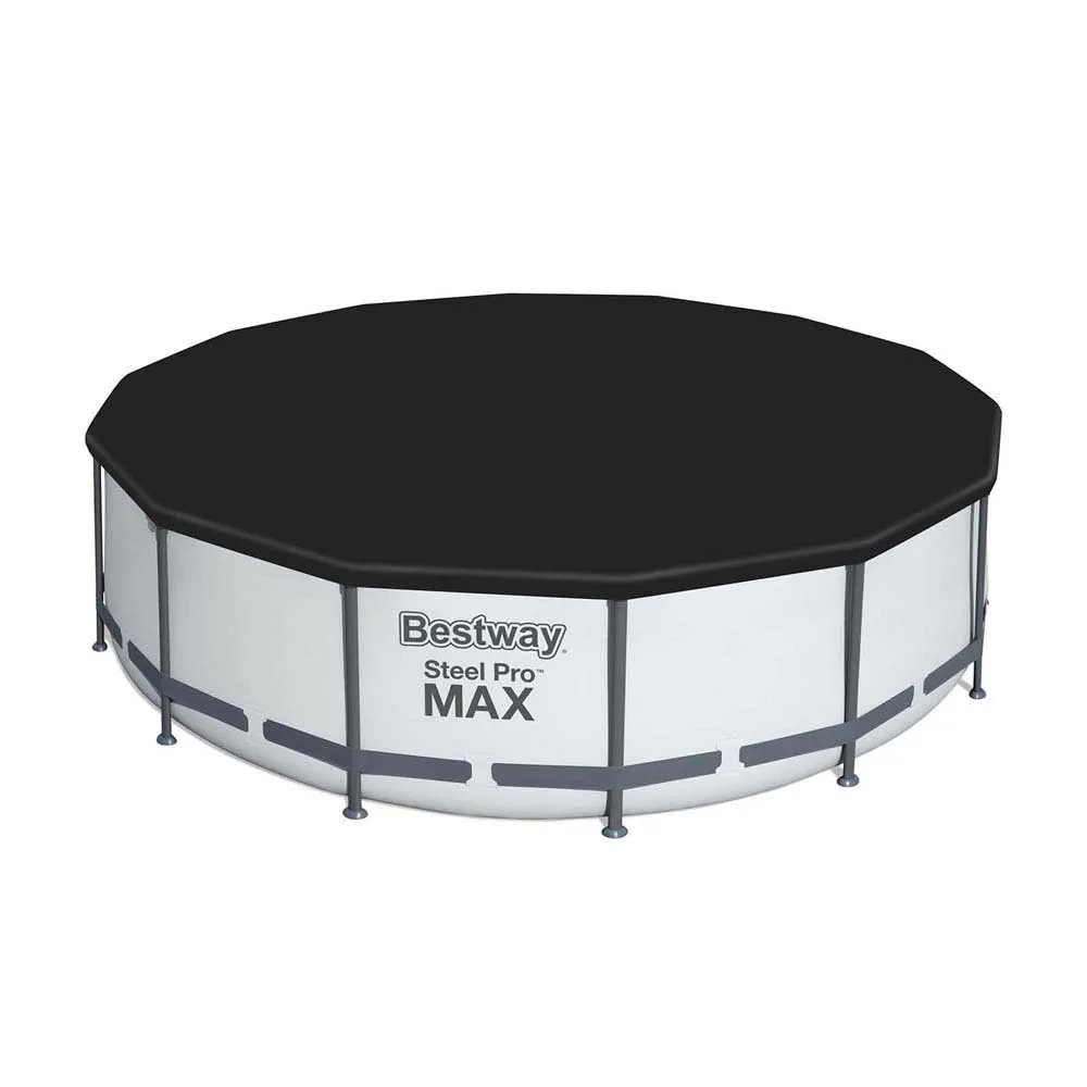Bestway 5612x Steel Pro Max Ø427x122cm Runder Rohrpool, White / grey / blue, 15232L Bestway 5612x Steel Pro Max Ø427x122cm Runder Rohrpool, White / grey / blue, 15232L