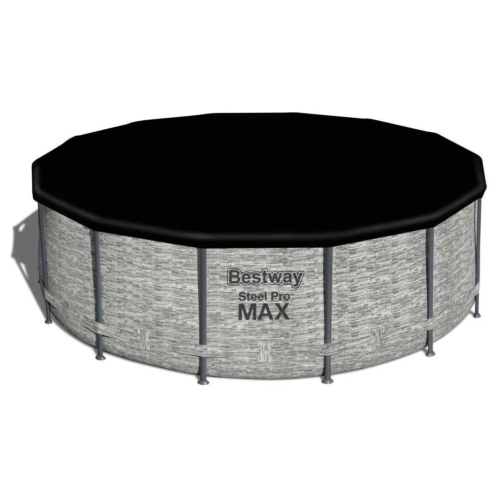 Bestway 5619d Steel Pro Max Ø427x122cm Runder Rohrpool, Grey / blue, 15232L Bestway 5619d Steel Pro Max Ø427x122cm Runder Rohrpool, Grey / blue, 15232L