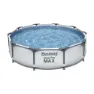 Bestway 56406 Steel Pro Max Ø305x76cm Runder Rohrpool Ohne Filter/reinigung, White / grey / blue, 4678L