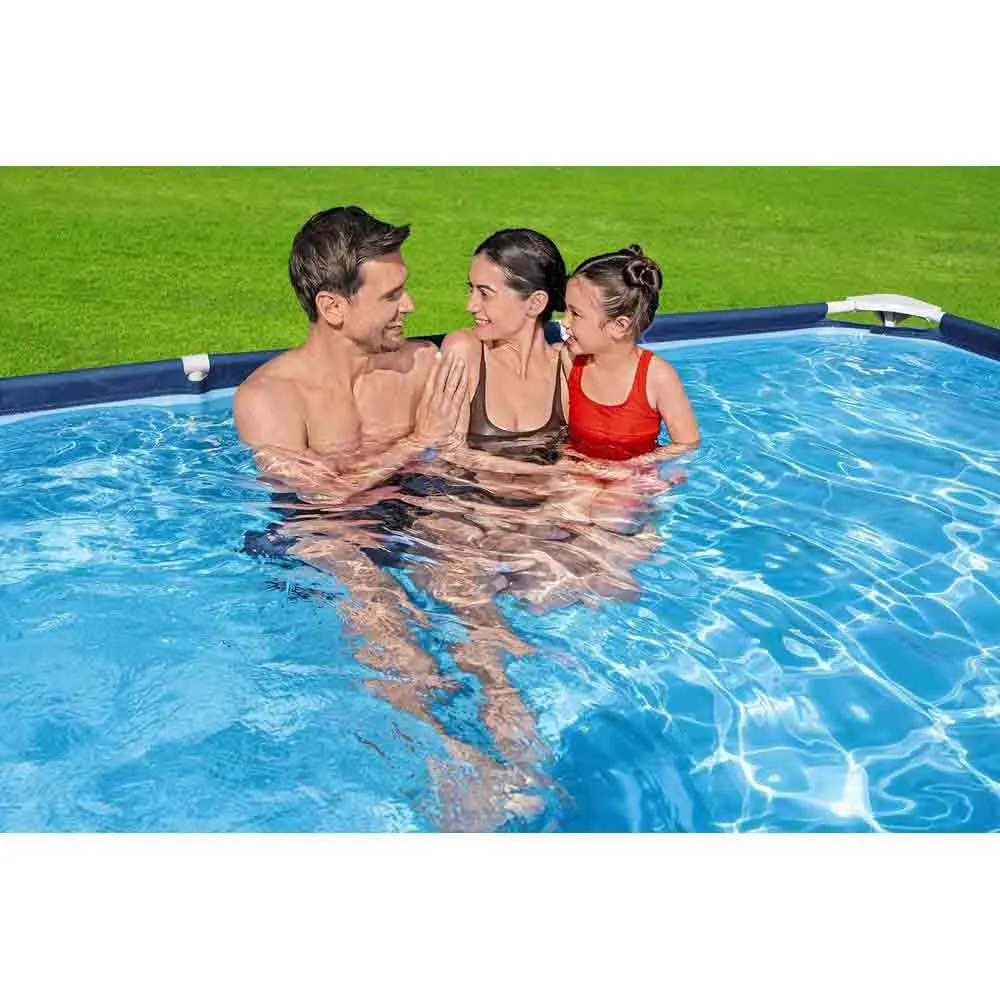 Bestway 56411 Steel Pro 300x201x66cm Rechteckiges Rohrpool, Blue / white, 3300L Bestway 56411 Steel Pro 300x201x66cm Rechteckiges Rohrpool, Blue / white, 3300L