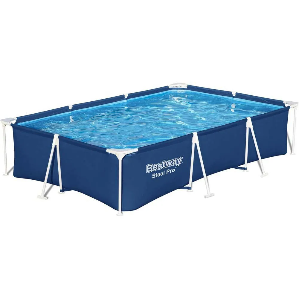 Bestway 56411 Steel Pro 300x201x66cm Rechteckiges Rohrpool, Blue / white, 3300L Bestway 56411 Steel Pro 300x201x66cm Rechteckiges Rohrpool, Blue / white, 3300L