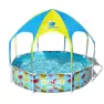 Bestway 56432 Steel Pro Splash-in-shade Ø244x51cm Runder Rohrpool Ohne Filter/reinigung, Multicolour, 1688L