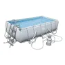Bestway 56442 Power Steel 404x201x100cm Rechteckiges Rohrpool, Grey / blue, 6478L