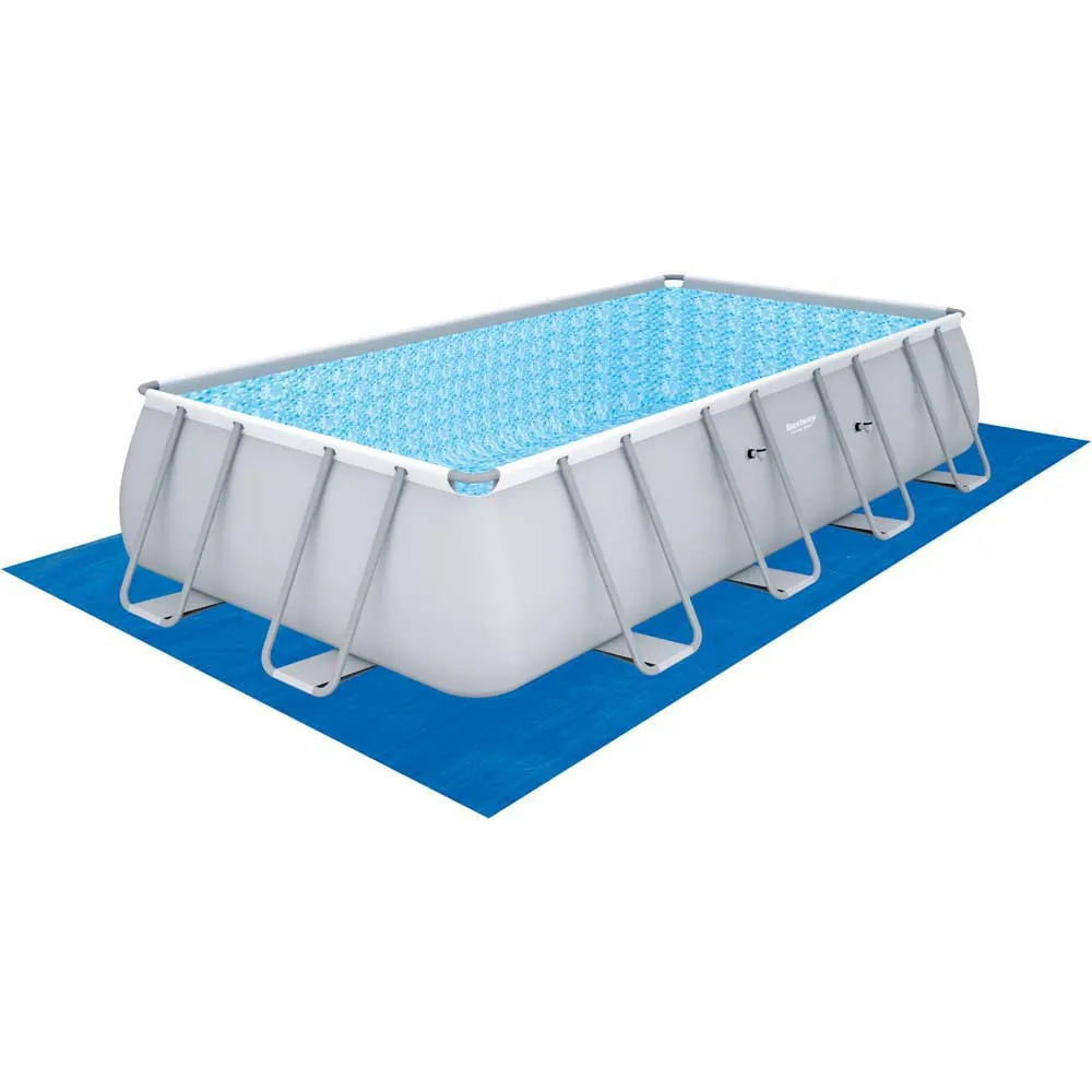 Bestway 56466 Power Steel 549x274x122cm Rechteckiges Rohrpool, Grey / blue, 14812L Bestway 56466 Power Steel 549x274x122cm Rechteckiges Rohrpool, Grey / blue, 14812L