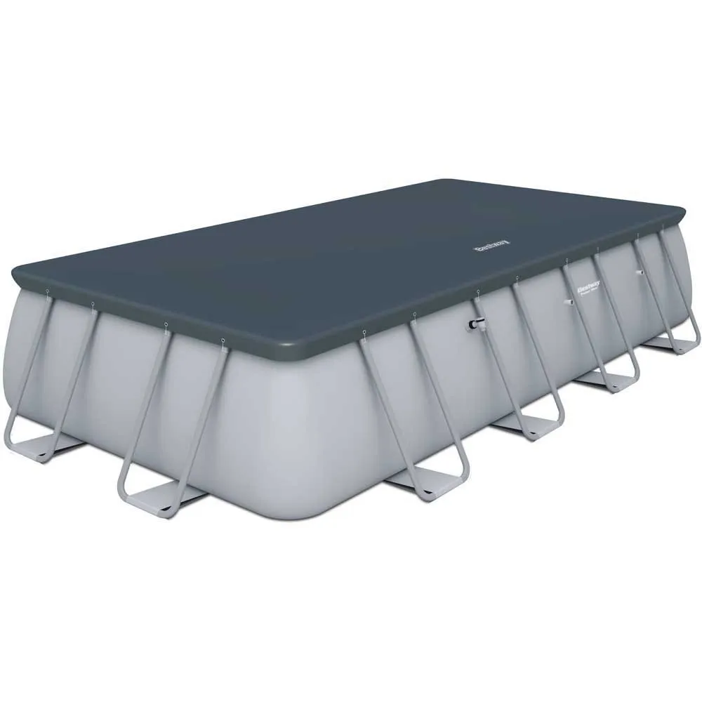 Bestway 56466 Power Steel 549x274x122cm Rechteckiges Rohrpool, Grey / blue, 14812L Bestway 56466 Power Steel 549x274x122cm Rechteckiges Rohrpool, Grey / blue, 14812L