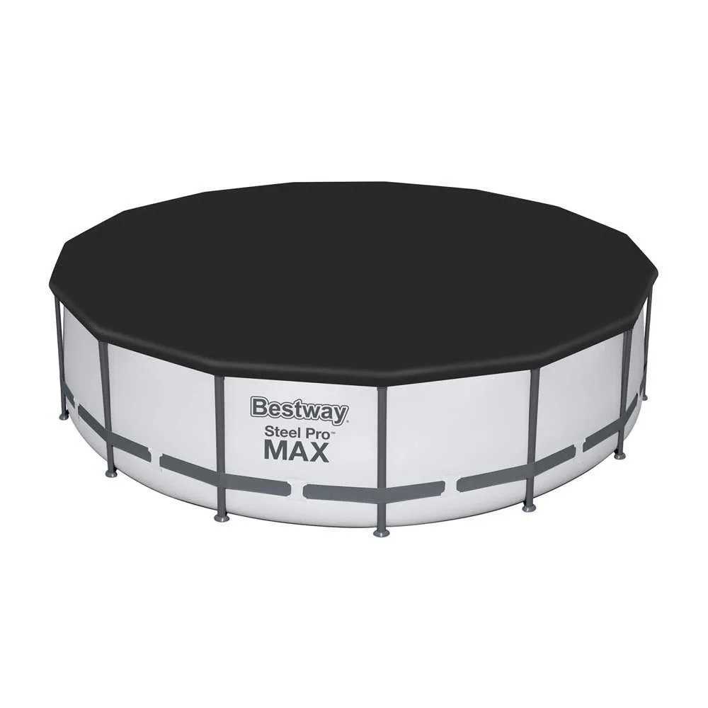 Bestway 56488 Steel Pro Max Ø457x107cm Runder Rohrpool, White / grey / blue, 14970L Bestway 56488 Steel Pro Max Ø457x107cm Runder Rohrpool, White / grey / blue, 14970L