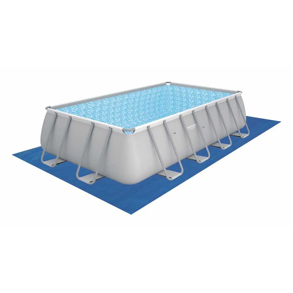Bestway 56670 Power Steel 488x244x122cm Rechteckiges Rohrpool, Grey / blue, 11532L Bestway 56670 Power Steel 488x244x122cm Rechteckiges Rohrpool, Grey / blue, 11532L