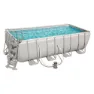 Bestway 56670 Power Steel 488x244x122cm Rechteckiges Rohrpool, Grey / blue, 11532L