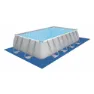 Bestway 56670 Power Steel 488x244x122cm Rechteckiges Rohrpool unisex, Grey / blue, 11532L