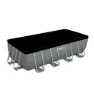 Bestway 56671 Power Steel 488x244x122cm Rechteckiges Rohrpool, Grey / blue, 11532L