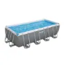 Bestway 56671 Power Steel 488x244x122cm Rechteckiges Rohrpool, Grey / blue, 11532L