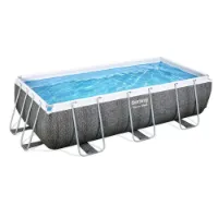 Bestway 56721 Power Steel 404x201x100cm Rechteckiges Rohrpool unisex