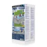 Bestway 56946 Power Steel Swim Vista 488x305x107cm Ovales Rohrpool, Grey / blue, 10949L
