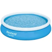 Bestway 57273 Fast Set Ø366x76cm Runder Aufblasbarer Pool Bestway 57273 Fast Set Ø366x76cm Runder Aufblasbarer Pool