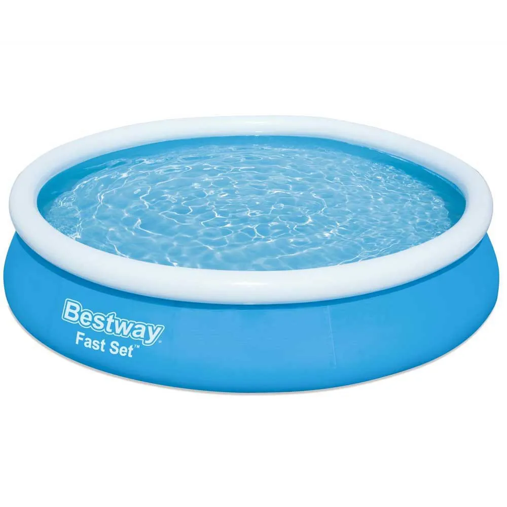 Bestway 57273 Fast Set Ø366x76cm Runder Aufblasbarer Pool, Blue, 5377L Bestway 57273 Fast Set Ø366x76cm Runder Aufblasbarer Pool, Blue, 5377L