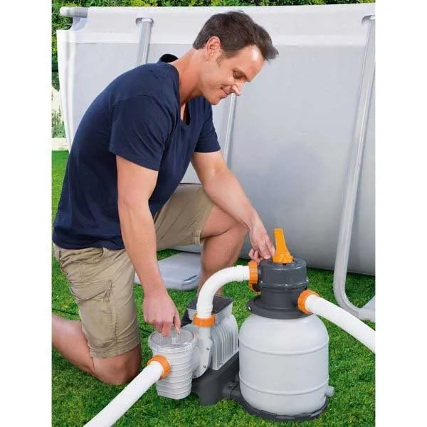Bestway 58497 5678l/h Sandfilter unisex, Grey, One Size Bestway 58497 5678l/h Sandfilter unisex, Grey, One Size