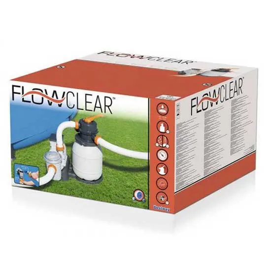 Bestway 58497 5678l/h Sandfilter unisex, Grey, One Size Bestway 58497 5678l/h Sandfilter unisex, Grey, One Size