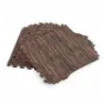Bestway 58712 Schwimmbadbodenschutz 12 Einheiten, Brown, 50 x 50cm
