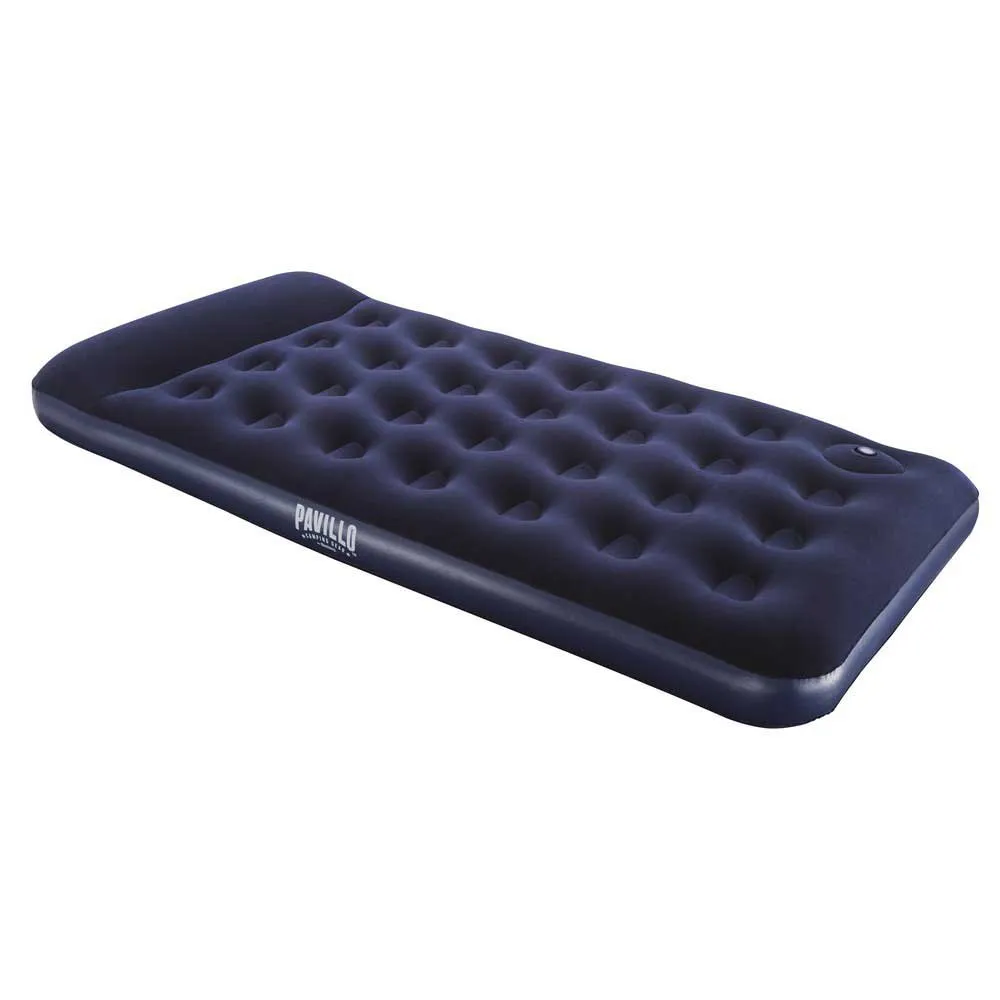 Bestway 67224 Twin Easy Inflate Flocked 188x99x28 Cm Einzel-luftbett Mit Eingebauter Pumpe, Navy, 188 x 99 x 28cm Bestway 67224 Twin Easy Inflate Flocked 188x99x28 Cm Einzel-luftbett Mit Eingebauter Pumpe, Navy, 188 x 99 x 28cm