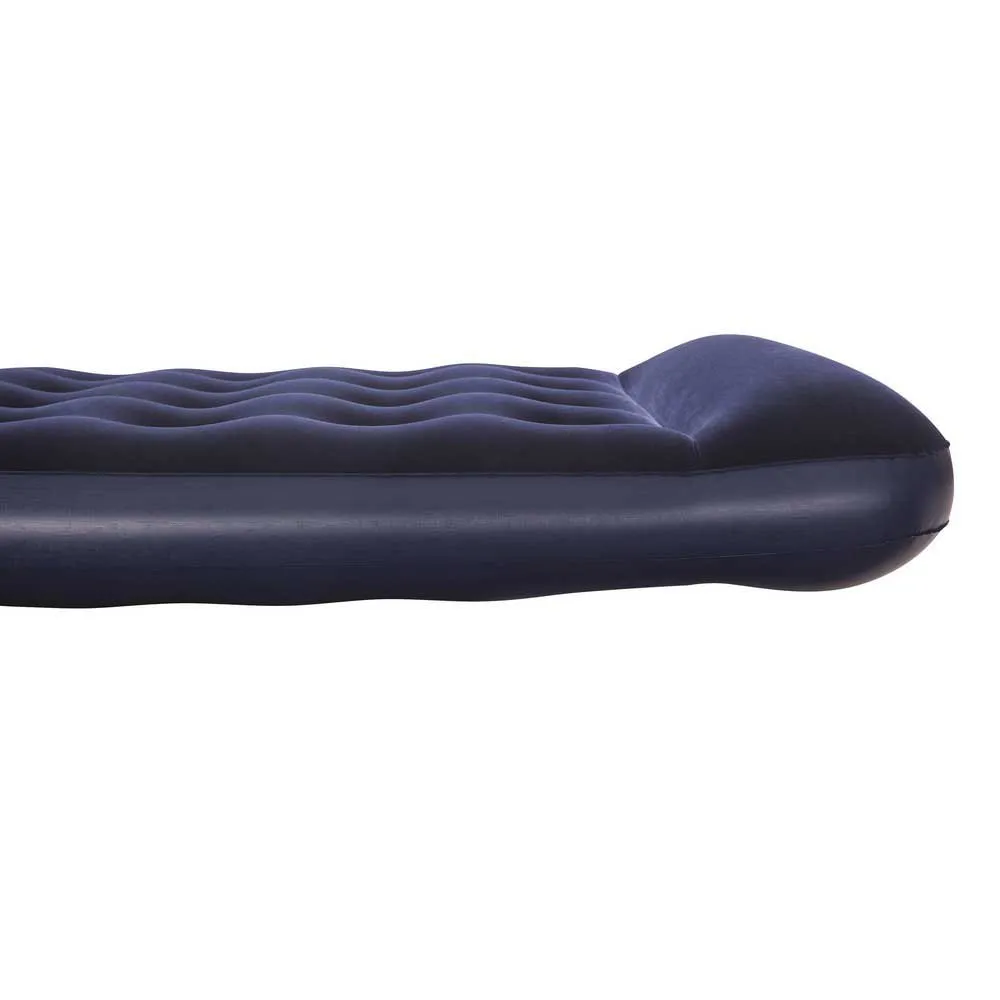 Bestway 67224 Twin Easy Inflate Flocked 188x99x28 Cm Einzel-luftbett Mit Eingebauter Pumpe, Navy, 188 x 99 x 28cm Bestway 67224 Twin Easy Inflate Flocked 188x99x28 Cm Einzel-luftbett Mit Eingebauter Pumpe, Navy, 188 x 99 x 28cm