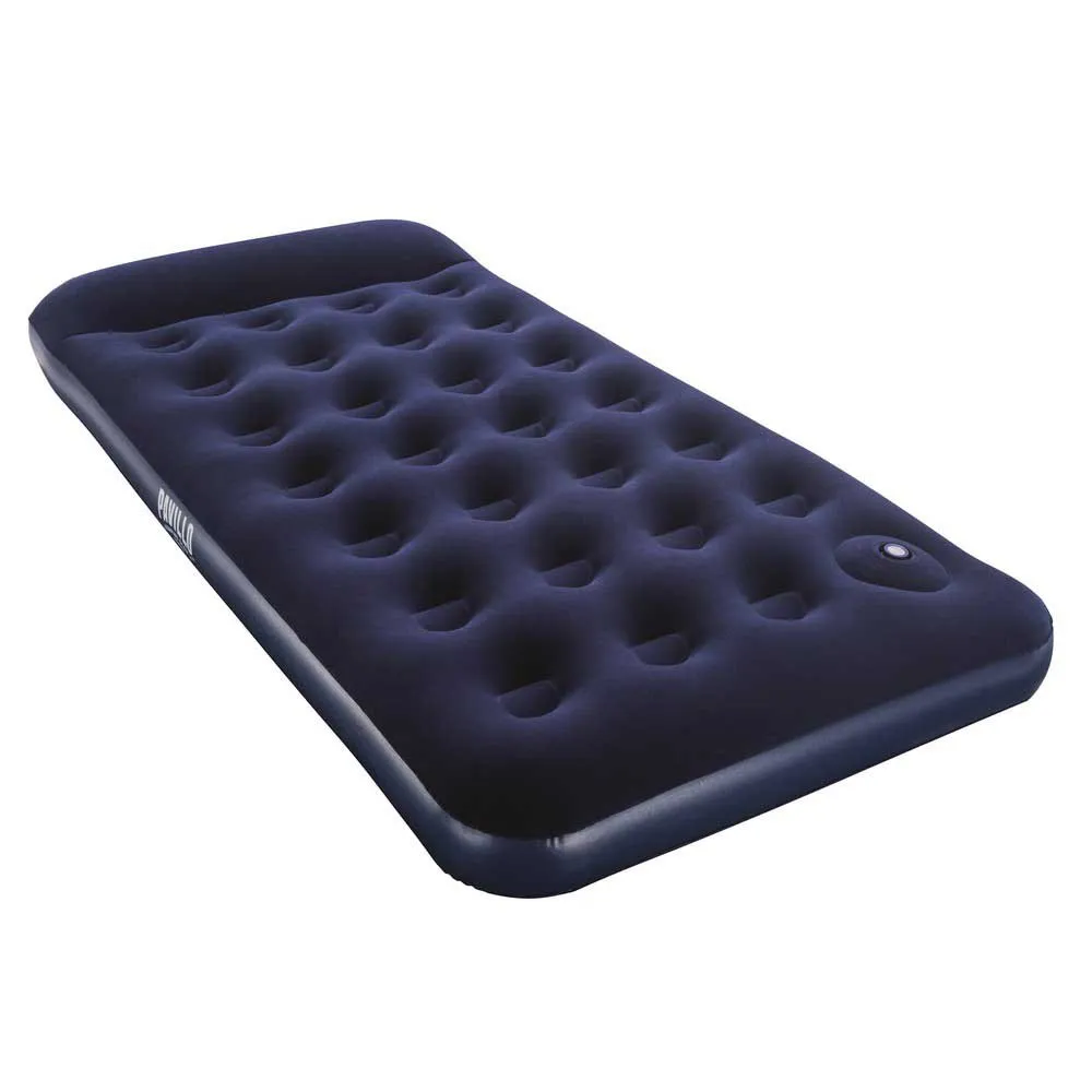 Bestway 67224 Twin Easy Inflate Flocked 188x99x28 Cm Einzel-luftbett Mit Eingebauter Pumpe, Navy, 188 x 99 x 28cm Bestway 67224 Twin Easy Inflate Flocked 188x99x28 Cm Einzel-luftbett Mit Eingebauter Pumpe, Navy, 188 x 99 x 28cm