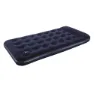 Bestway 67224 Twin Easy Inflate Flocked 188x99x28 Cm Einzel-luftbett Mit Eingebauter Pumpe, Navy, 188 x 99 x 28cm