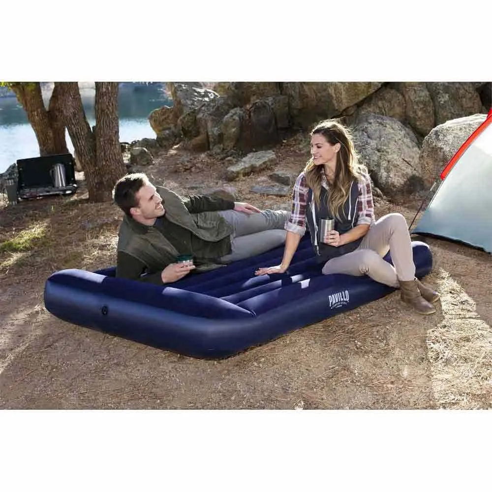 Bestway 67681 Double 191x137x30 Cm Einzel-luftbett Mit Eingebauter Pumpe, Navy, 191 x 137 x 30cm Bestway 67681 Double 191x137x30 Cm Einzel-luftbett Mit Eingebauter Pumpe, Navy, 191 x 137 x 30cm