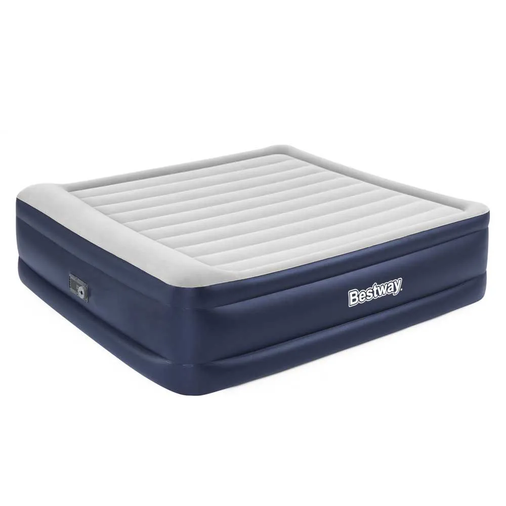 Bestway 67692 Double 203x193x56 Cm Doppel-luftbett Mit Eingebauter Pumpe, Multicolour, 203 x 193 x 56cm Bestway 67692 Double 203x193x56 Cm Doppel-luftbett Mit Eingebauter Pumpe, Multicolour, 203 x 193 x 56cm
