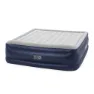 Bestway 67692 Double 203x193x56 Cm Doppel-luftbett Mit Eingebauter Pumpe, Multicolour, 203 x 193 x 56cm