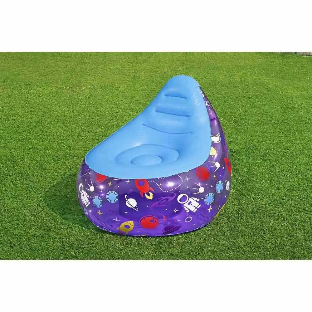 Bestway 75122 Astro Glow Led Junior-luftstuhl, Multicolour, 72 x 72 x 64cm Bestway 75122 Astro Glow Led Junior-luftstuhl, Multicolour, 72 x 72 x 64cm