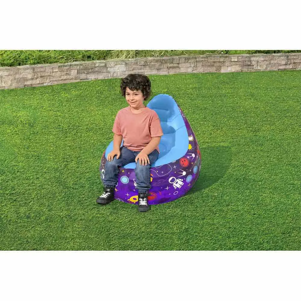 Bestway 75122 Astro Glow Led Junior-luftstuhl, Multicolour, 72 x 72 x 64cm Bestway 75122 Astro Glow Led Junior-luftstuhl, Multicolour, 72 x 72 x 64cm