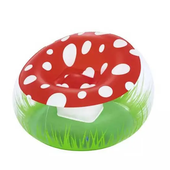 Bestway 75123 Mighty Mushroom 112x112x66 Cm Junior-luftstuhl, Multicolour, 112 x 112 x 66cm Bestway 75123 Mighty Mushroom 112x112x66 Cm Junior-luftstuhl, Multicolour, 112 x 112 x 66cm