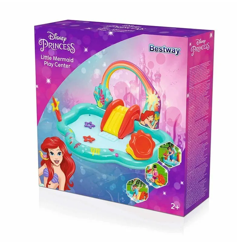 Bestway 91097 Disney Princess Little Mermaid 221x193x117 Cm Wasser-spiel-center, Multicolour, 221 x 193 x 117cm Bestway 91097 Disney Princess Little Mermaid 221x193x117 Cm Wasser-spiel-center, Multicolour, 221 x 193 x 117cm