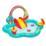 Bestway 91097 Disney Princess Little Mermaid 221x193x117 Cm Wasser-spiel-center, Multicolour, 221 x 193 x 117cm