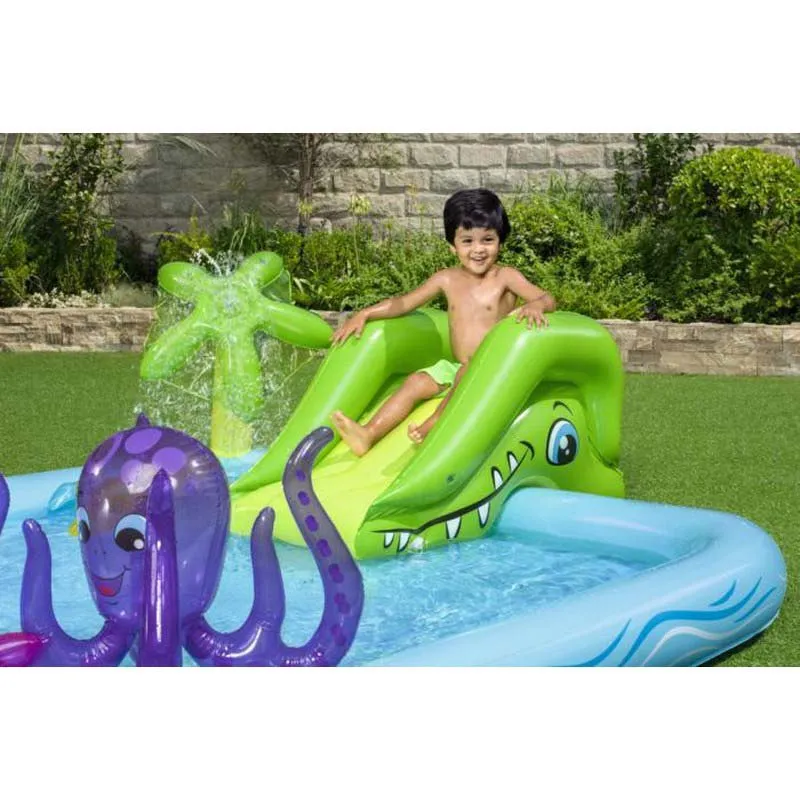 Bestway Aquarium 239x206x86 Cm Wasser-spiel-center, Multicolour, +24MON Bestway Aquarium 239x206x86 Cm Wasser-spiel-center, Multicolour, +24MON