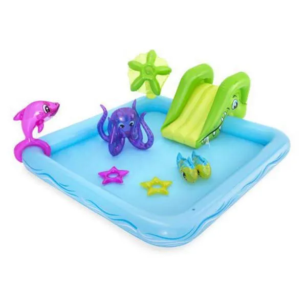 Bestway Aquarium 239x206x86 Cm Wasser-spiel-center, Multicolour, +24MON Bestway Aquarium 239x206x86 Cm Wasser-spiel-center, Multicolour, +24MON